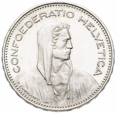 купить Швейцария 5 франков (francs) 1996