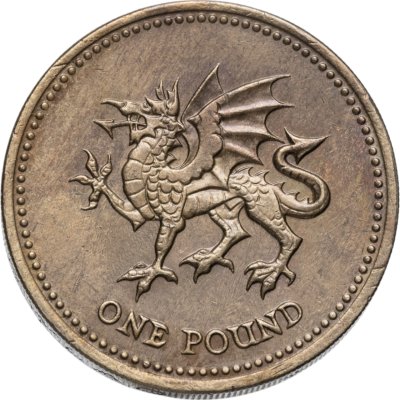 купить Великобритания 1 фунт (pound) 2000 Дракон