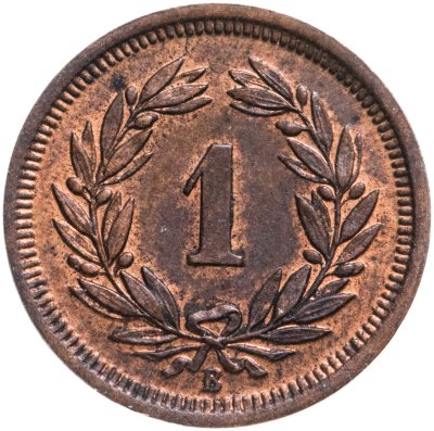 купить Швейцария 1 раппен (rappen) 1919
