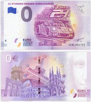 купить 0 евро (euro) "Гонка "24 часа Нюрбургринга" 2019 2-серия ( XE BL-2 )