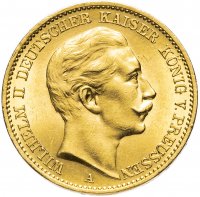 Купить Германия (Империя) 20 марок (mark) 1913