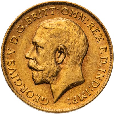 купить Великобритания 1/2 соверена (полсоверена, half sovereign) 1911