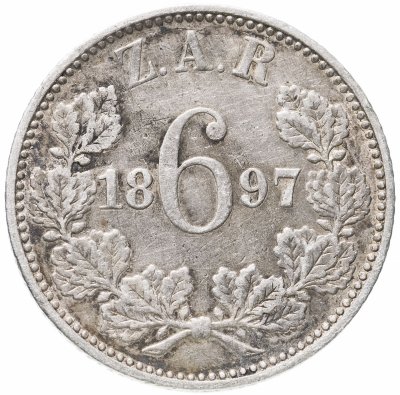 купить ЮАР (Трансвааль) 6 пенсов (pence) 1897