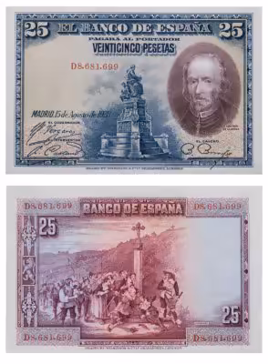 купить Испания 25 песет 1928 (Pick 74.b)
