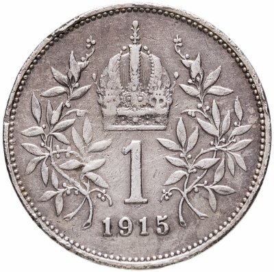 купить Австро-Венгрия 1 крона 1915, монета для Австрии