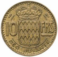 купить Монако 10 франков (francs) 1951
