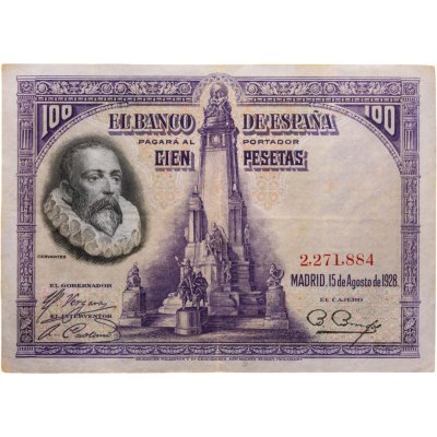 купить Испания 100 песет 1928 (Pick 76)