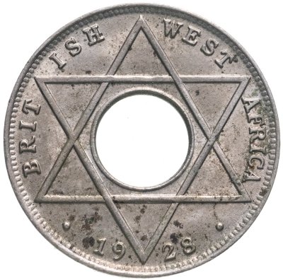 купить Британская Западная Африка 1/10 пенни (penny) 1928