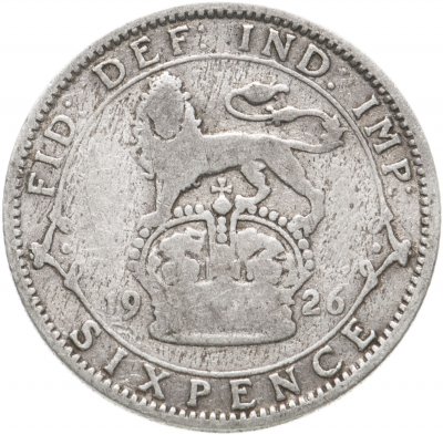 купить Великобритания 6 пенсов 1926