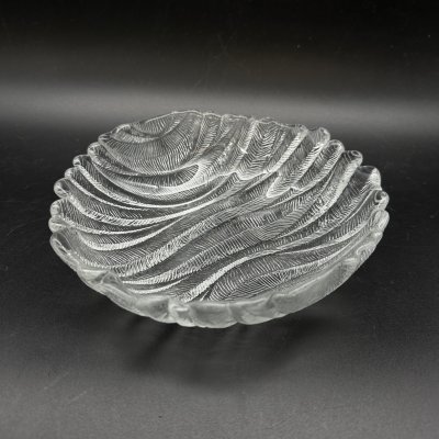 купить Блюдо для закусок с рельефным декором, стекло, СССР, 1970-1990 гг.