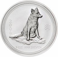 Купить Австралия 1 доллар 2006 «Восточный календарь-год Собака»
