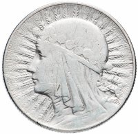 купить Польша 5 злотых (zlotych) 1933 "Королева Ядвига"