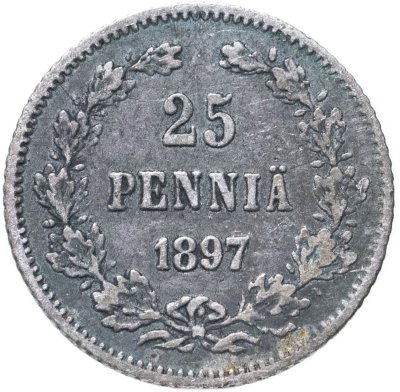 купить 25 пенни (pennia) 1897 L