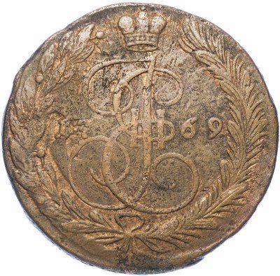 купить 5 копеек 1769 ЕМ орёл 1770-1777, нового образца