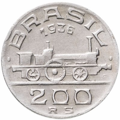 купить Бразилия 200 рейс (reis) 1936 Виконт ди Мауа