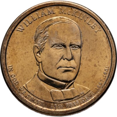 купить США 1 доллар (dollar) 2013 D Президент США - Уильям Мак-Кинли (1897–1901) знак монетного двора: "D" - Денвер