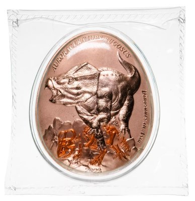 купить Самоа 20 центов (cents) 2023 "Динозавры в Азии - Аврорацератопс" (в капсуле)