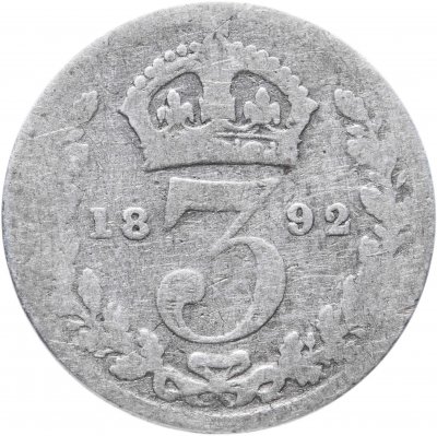 купить Великобритания 3 пенса (pence) 1892