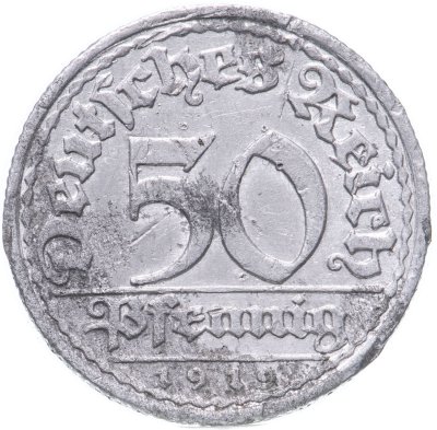 купить Германия (Веймарская республика) 50 пфеннигов 1919