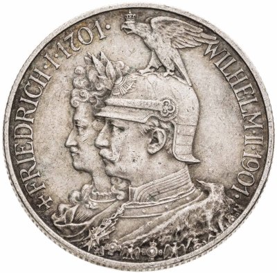 купить Германская Империя 2 марки (mark) 1901 "200 лет Пруссии"