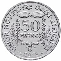 купить Западная Африка (BCEAO) 50 франков (francs) 2013