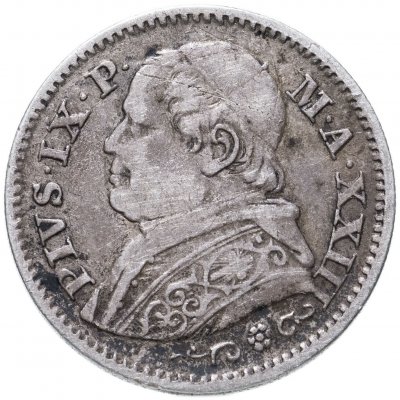 купить Папская область 10 сольдо 1869
