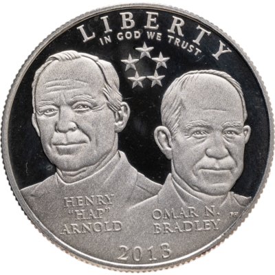 купить США 1/2 доллара (dollars) 2013 "5-звездочные генералы армии США"
