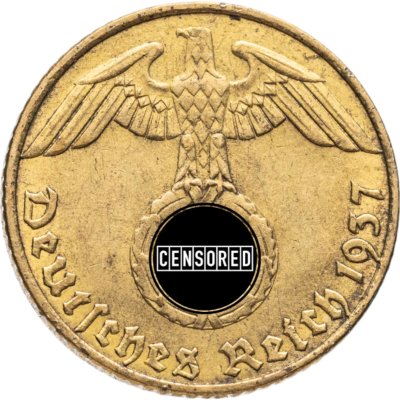 купить Германия (Третий рейх) 5 рейхспфеннигов (reichspfennig) 1937 E