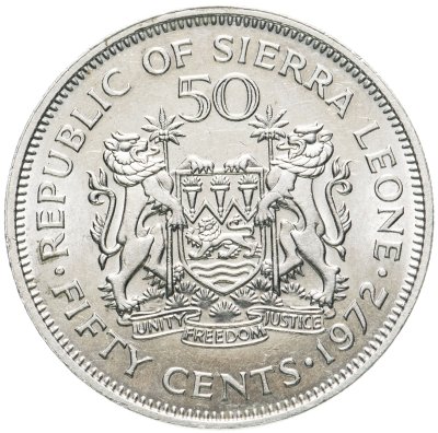 купить Сьерра-Леоне 50 центов (cents) 1972