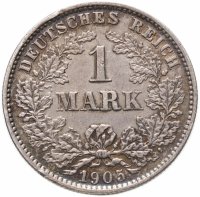 купить Германия 1 марка (mark) 1905 E знак монетного двора: "E" - Мульденхюттен