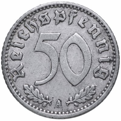 купить Германия (Третий рейх) 50 рейх пфеннигов 1941 "А"