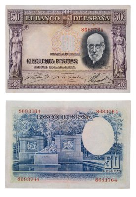 купить Испания 50 песет 1935 (Pick 88)