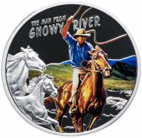 Купить Токелау 1 доллар 2013 "Человек со снежной реки", в футляре с сертификатом
