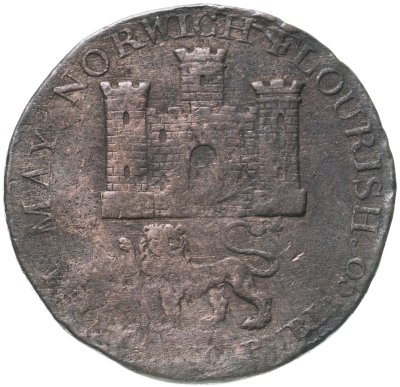 купить Великобритания (Норфолк и Норвич) 1/2 пенни 1792 год.