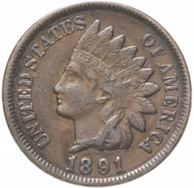 купить США 1 цент (cent) 1891 Indian Head Cent
