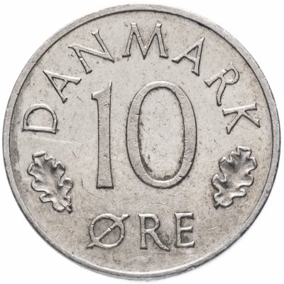 купить Дания 10 эре 1973-1988, случайная дата