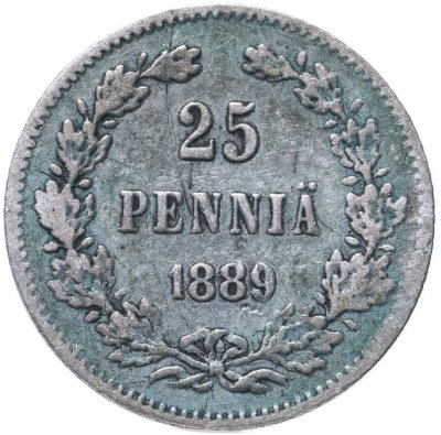 купить 25 пенни (pennia) 1889 L