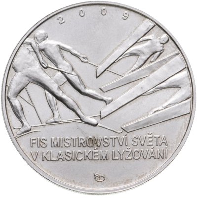 купить Чехия 200 крон (korun) 2009 "Чемпионат мира по лыжным видам спорта в Либерце, 2009"