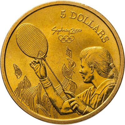 купить Австралия 5 долларов 2000 Олимпийские игры в Сиднее - Бадминтон