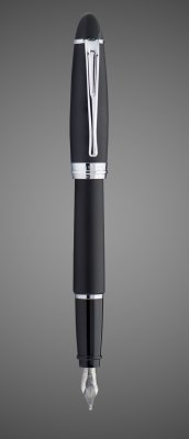 купить Перьевая ручка Aurora Ipsilon Satin, Black matt resin CT,перо - M, в подарочной коробке, Лаки и смолы: смола, хром, 2026 г.