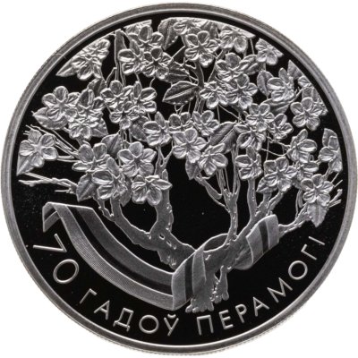 купить Беларусь 1 рубль 2015 "70 лет Победы советского народа в Великой Отечественной войне" в капсуле
