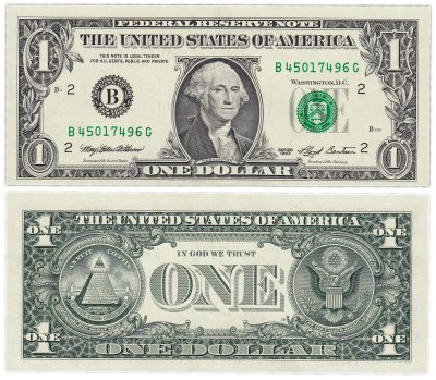 купить США 1 доллар 1993 (Pick 490a) B-Нью Йорк