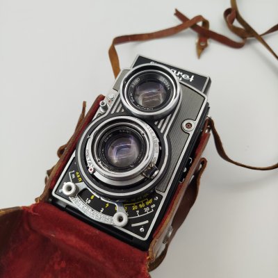 купить Фотоаппарат "Flexaret utomat VI", Meopta, металл, стекло, кожа, пластик, бакелит, Чехословакия, 1960-1970 гг.
