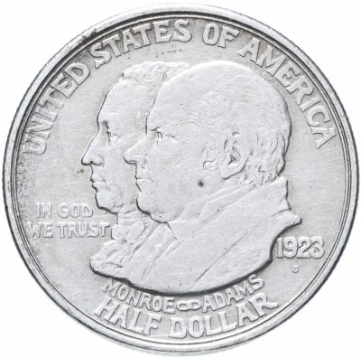 купить США 50 центов (1/2 доллара, half dollar) 1923 "100 лет Доктрине Монро"