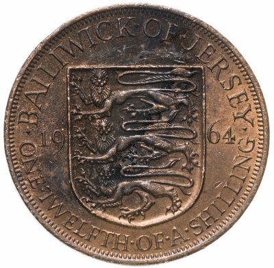 купить Джерси 1/12 шиллинга (shilling) 1964