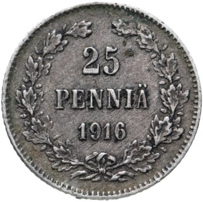 купить 25 пенни (pennia) 1916 S