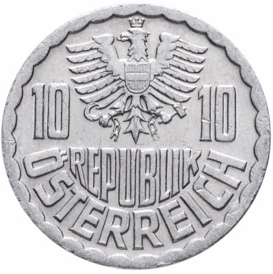 купить Австрия 10 грошей (groschen) 1965-1997