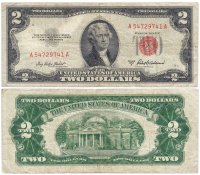 купить США 2 доллара 1953 series 1953A (Pick 380a)