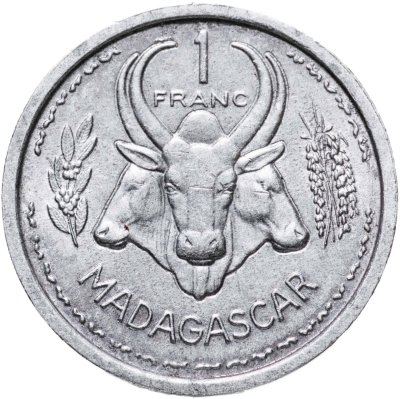 купить Мадагаскар 1 франк (franc) 1948
