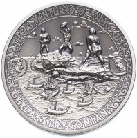 Купить Соломоновы острова 5 долларов 2018 "Приключение Одиссея - Лестригоны" в футляре, с сертификатом.